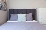 Guest bedroom w/ queen size memory foam mattress